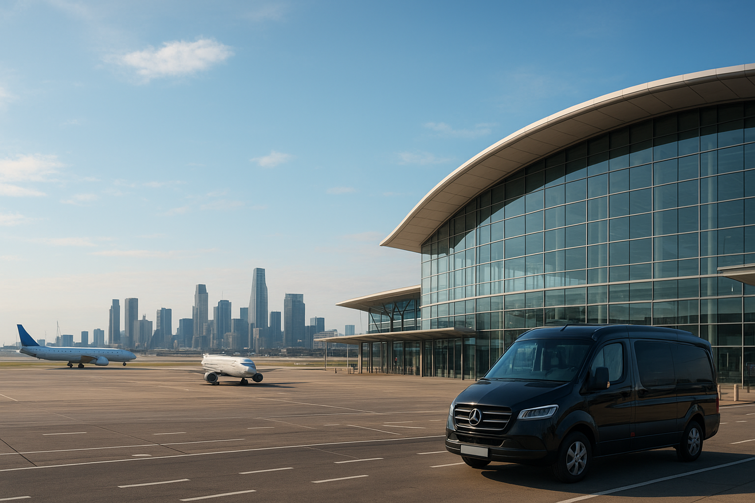 Busy airport departure hall with travellers and digital information screens, representing Gatwick